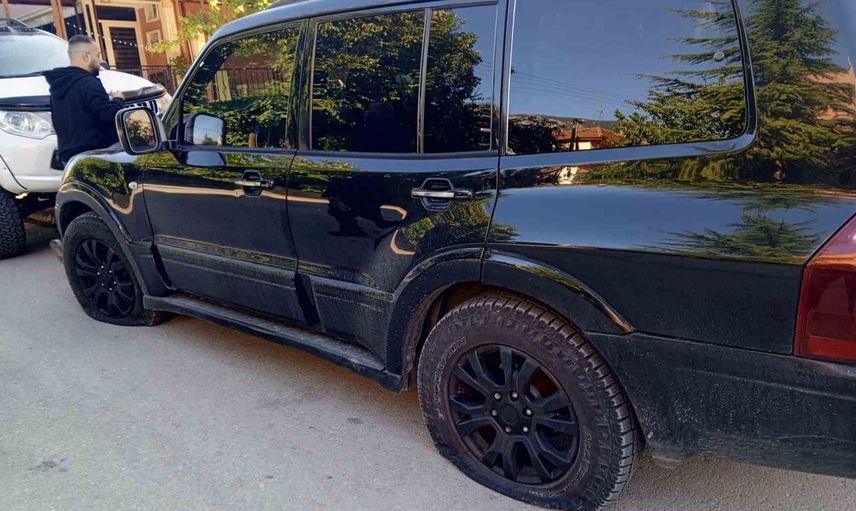 Safranbolu'da park halindeki cipe yönelik lastik tahribatı soruşturuluyor