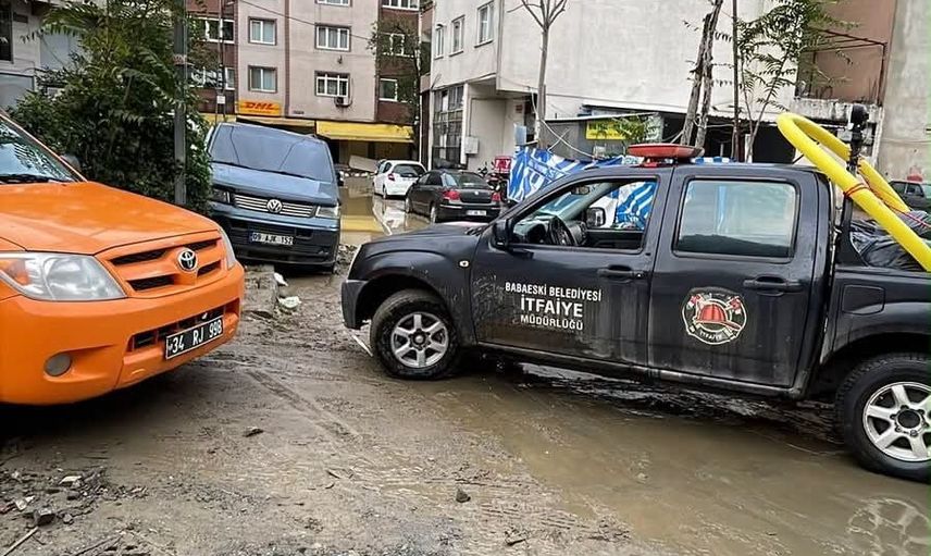 Kırklareli ekipleri İstanbul'daki sel bölgesine sevk edildi