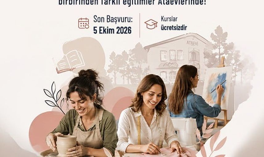 ataevlerinde 20'den fazla ücretsiz kursla yeni dönem başlıyor
