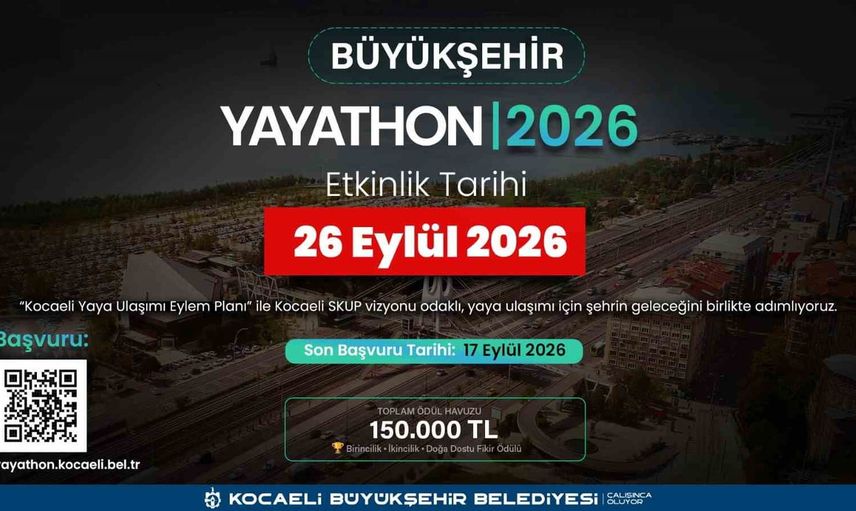 Yaya ulaşımına yenilik getirecek fikirler aranıyor: Kocaeli'de 150 bin lira ödüllü yarışma