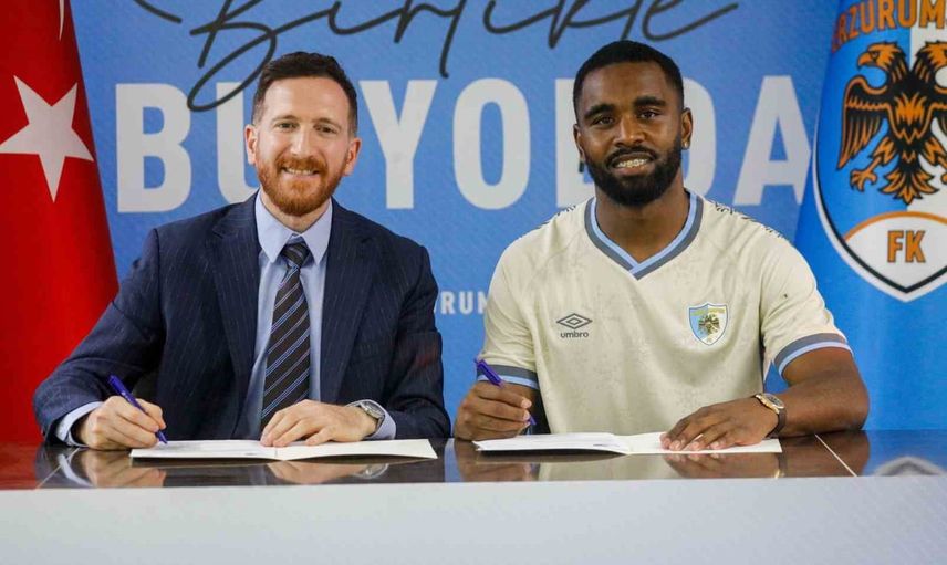 Erzurumspor, hücum hattına deneyimli sağ kanat Gyrano Kerk'i kattı