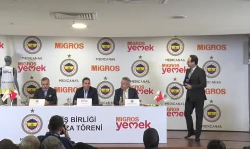 Fenerbahçe ile Migros Yemek forma sırt sponsorluğunu bir yıl daha sürdürecek