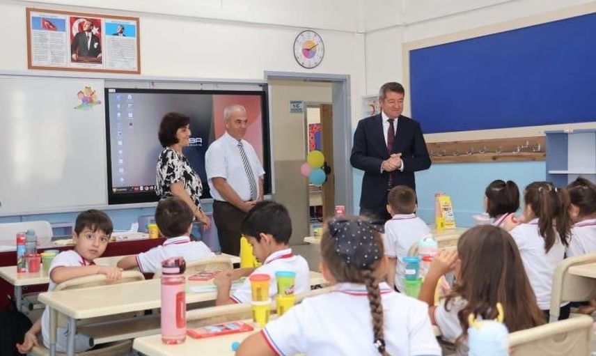Müdür Şimşek'ten Atatürk İlkokulu'na uyum ziyareti