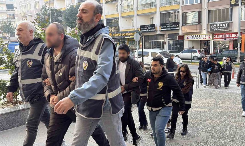 çorum'da sanayi ve inşaat sahalarını hedef alan hırsızlık çetesine 9 tutuklama