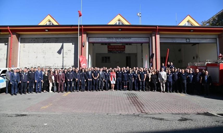 Başkan Yüceer'den itfaiyeye yatırım: 108 yeni personel, 26 araçla müdahale güçleniyor