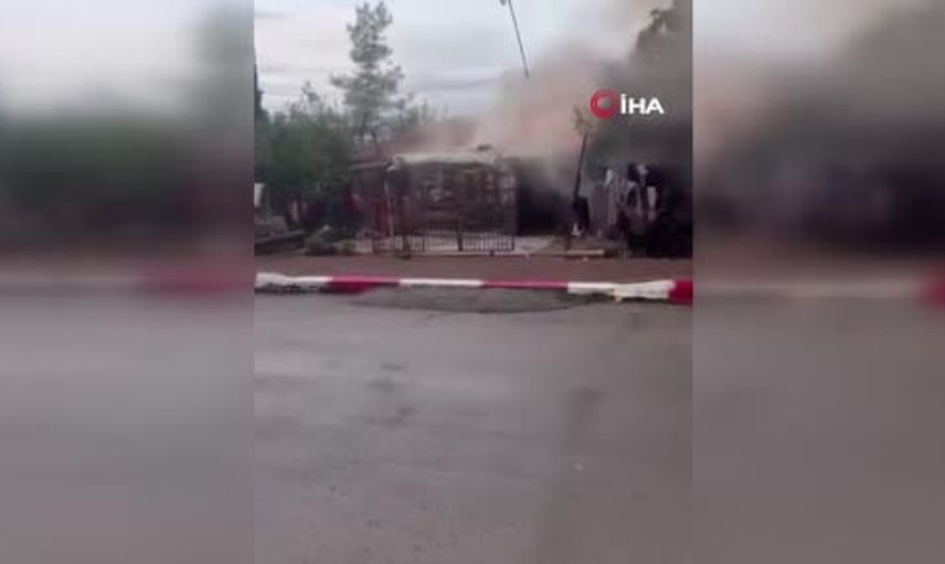 gecekonduda alevlere teslim olan ailenin gözyaşları