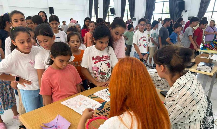 İskenderun’da yaz atölyeleri bilim, teknoloji ve sanatla buluşturdu