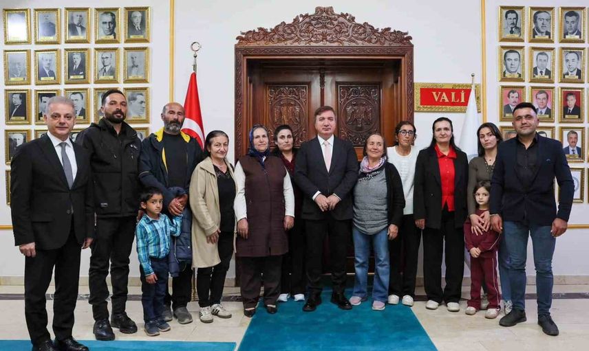 Kureyşli Sarıkaya sakinleri valiye konuk oldu