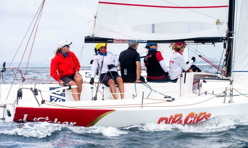 Zorlu koşullarda Team Nautique j70 etabını kazandı