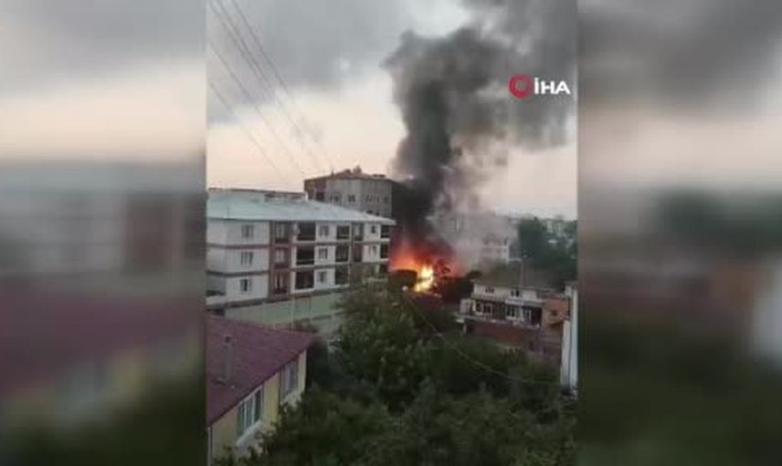 tüplerin patladığı tüpgaz yangını 6 katlı binaya ve bitişik iş yerine sıçradı, 4 kişi hastanelik