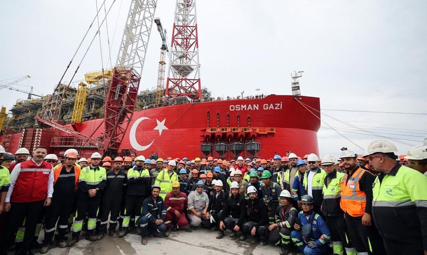 Ekim sonunda Karadeniz'e uğurlanacak Osman Gazi platformu ekonomiye katkı sağlayacak