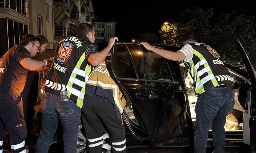 Edirne'de takla sonrası kopan parmak için uzun arama sonuçsuz kaldı