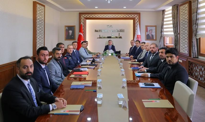 Bayburt'ta kurumlar arası güvenlik koordinasyonu güçlendiriliyor