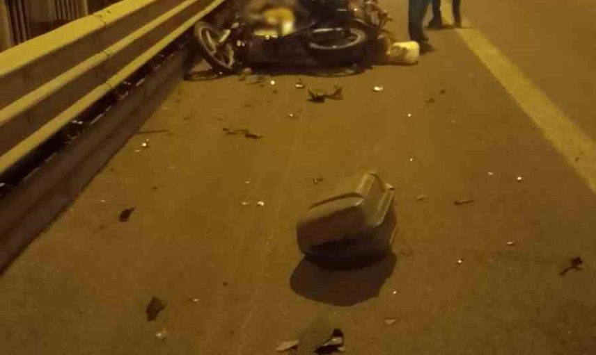 Bolu dağı tünelinde arkadan çarpma sonucu motosiklet sürücüsü yaşamını yitirdi