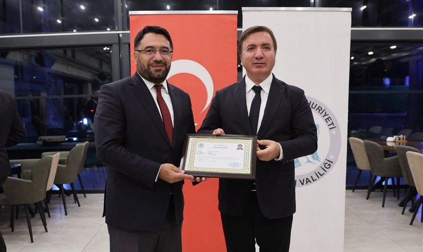Erzincan il müftüsü İsmail Fakirullahoğlu'na veda töreni