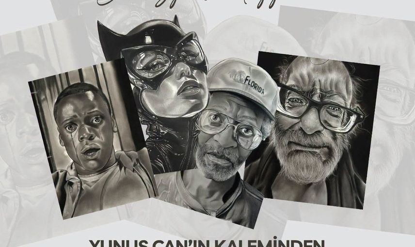 Merkezefendi'de çizgilerin anlattığı hayat: Yunus Can'ın portre sergisi