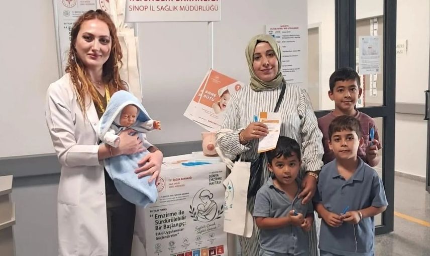 Erfelek'te anne sütü ve doğru emzirme teknikleri eğitimi