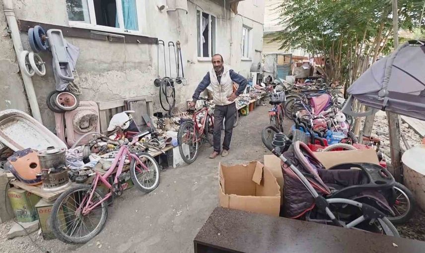 Kütahya'da atık malzemeler ikinci şansa dönüşüyor