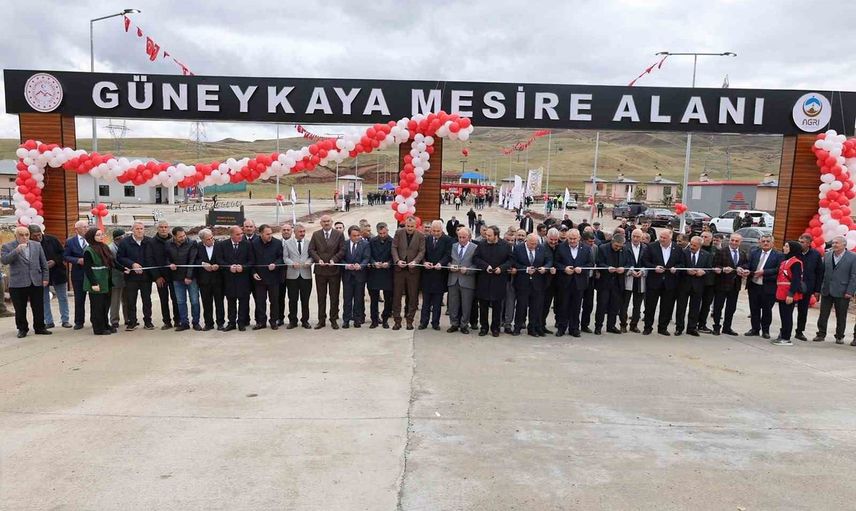Eleşkirt'e yeni yaşam alanı: Güneykaya Mesire Alanı açıldı