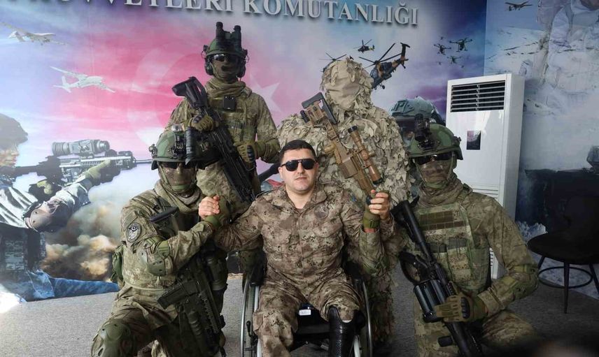 Teknofest'te Karabağ gazisinin birlik ve dua mesajı