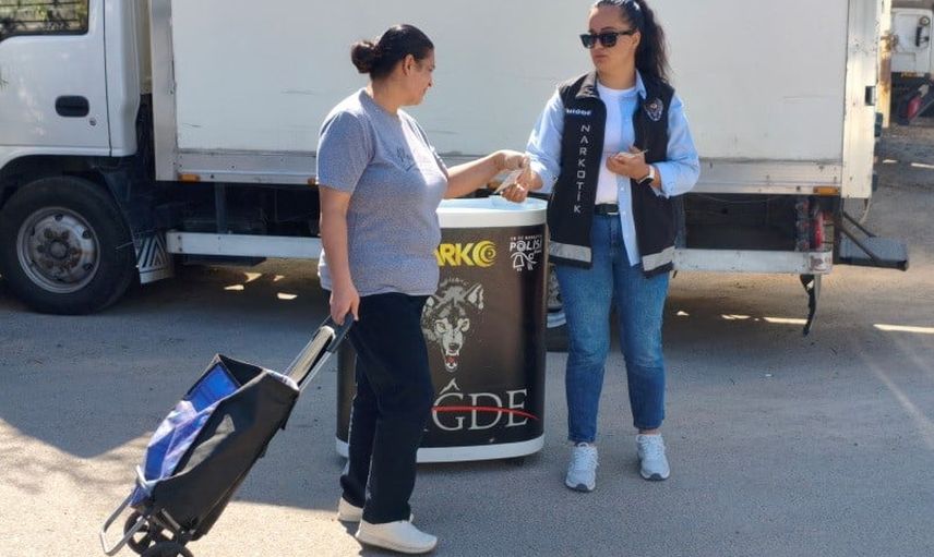 Niğde'de toplumsal farkındalık için narkotik bilgilendirme seferberliği