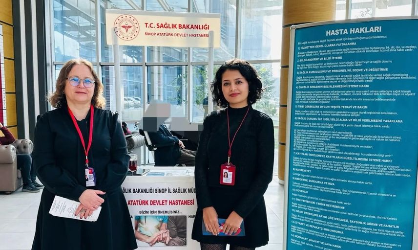 Sinop'ta Hasta Hakları Günü etkinliği: hastalara hak ve sorumluluklar anlatıldı