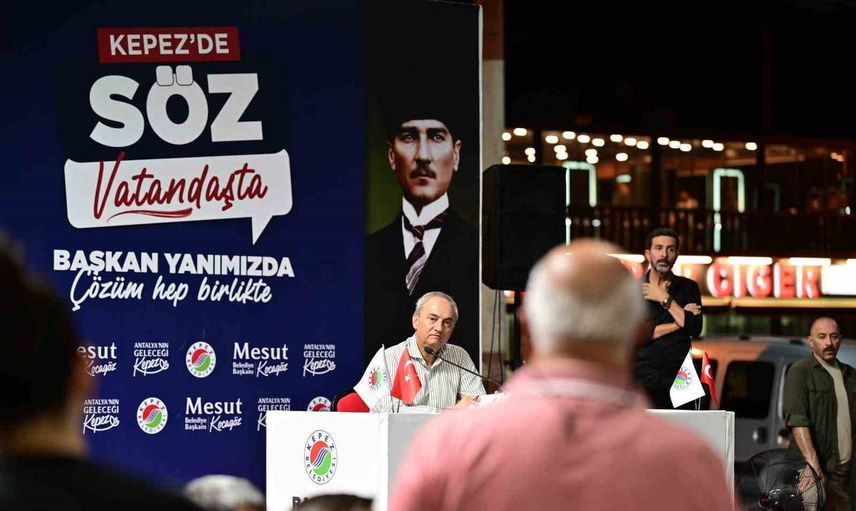 Kocagöz Altınova'da talepleri dinledi, kreş ve yeni park müjdesi verdi