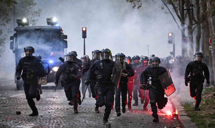 fransa'da öğrenci protestoları üçüncü haftasında devam ediyor