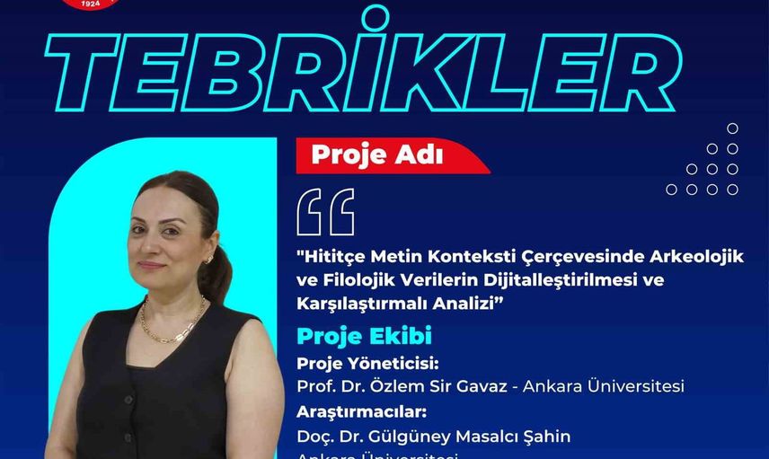 Beun'ün hititoloji dijitalleşme atılımı TÜBİTAK 1001 ile desteklendi