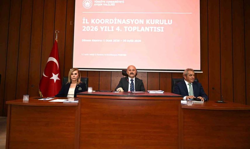 Altyapı ve konut yatırımları ön plandaydı: Aydın’da yıl sonu koordinasyon toplantısı