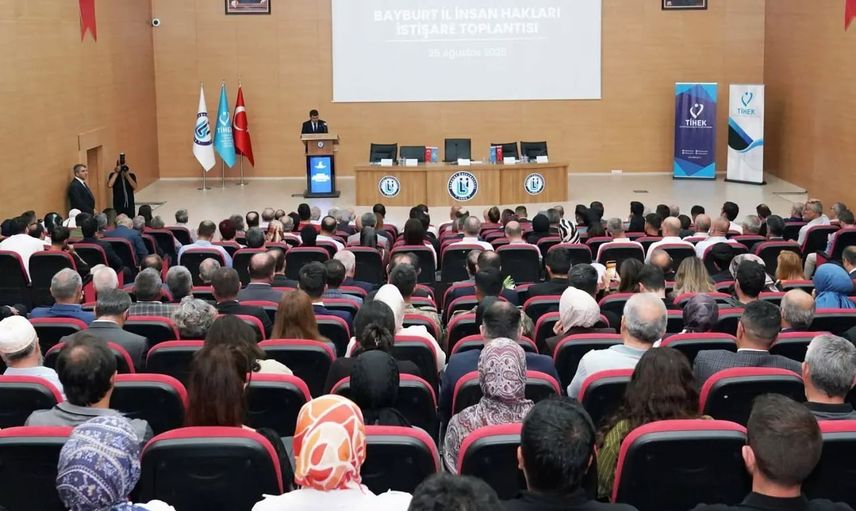Yerelde hakları güçlendirmek için Bayburt'ta iş birliği vurgusu