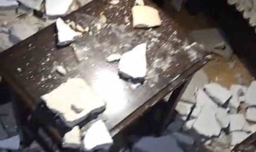 Kayseri'de tavan çökmesi 75 yaşındaki kadını yaraladı