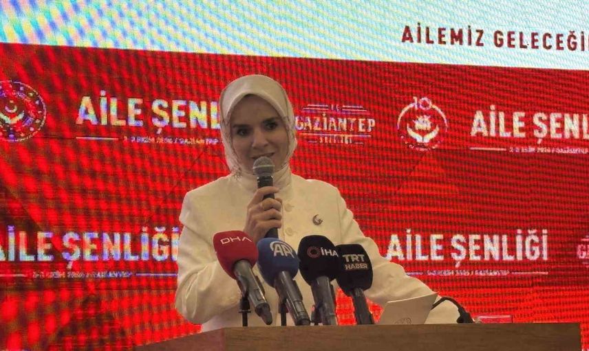 Aile ve gençlik fonu ile 261 bin gencin evlilik desteği: Mahinur Özdemir Göktaş Gaziantep'te konuştu