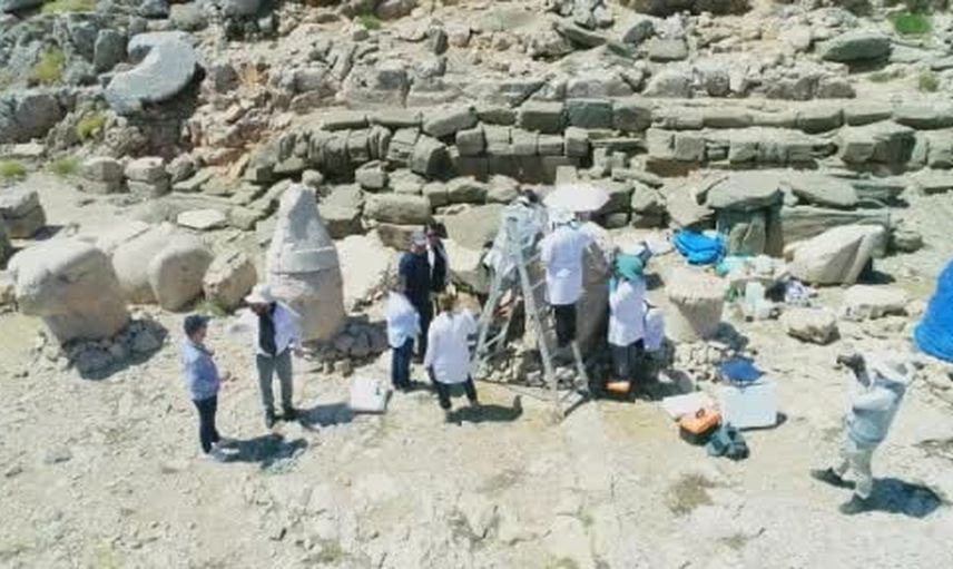 Nemrut heykelleri için beş yıllık bilimsel koruma programı başlatıldı