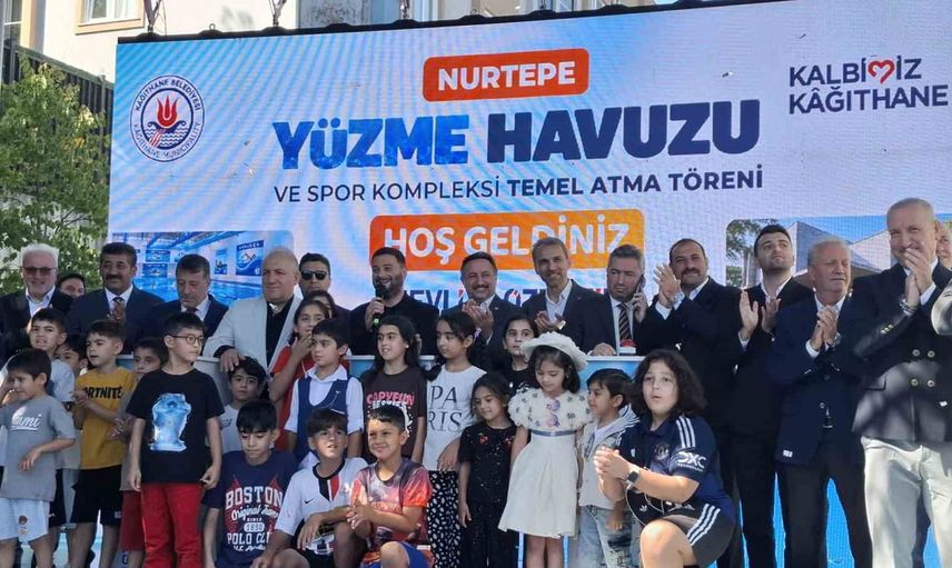 Nurtepe'ye yeni spor merkezi: yüzme havuzu çocuklara armağan