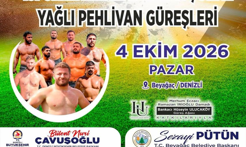 Beyağaç'ta 15 yılın coşkusu: Hüseyin Çokal yağlı pehlivan güreşleri geri dönüyor