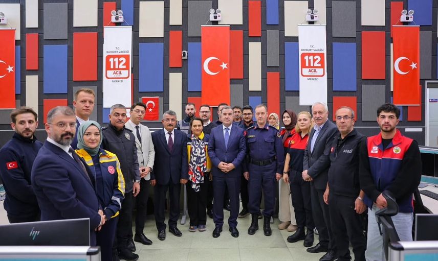 Acil çağrılarda eşgüdüm: Bayburt'ta 112 koordinasyon değerlendirmesi