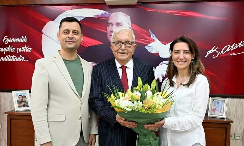 Hastane yöneticilerinden başkana geçmiş olsun ziyareti