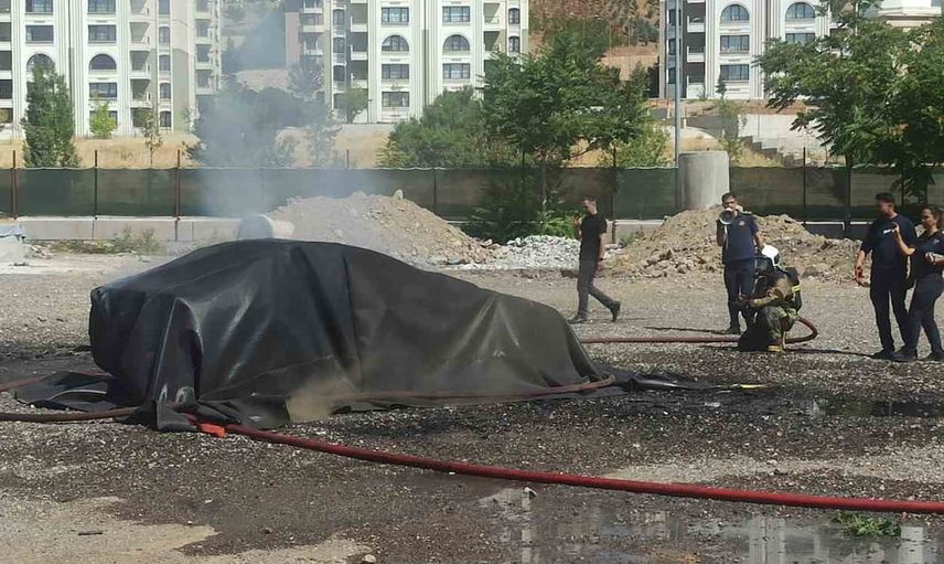 Elektrikli araç yangınlarına karşı yerli battaniye çözümü