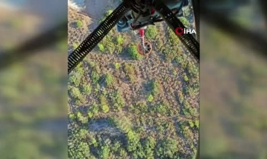 Kaş'ta alevlere karşı gökyüzü ve kara ekipleri seferber