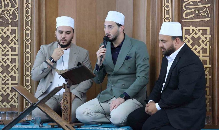 Ertuğral köyünde tarih korunarak yeni cami ibadete açıldı