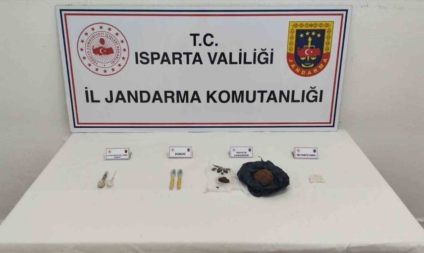 Gönen'de bonzai ve metamfetaminle yakalanan şüpheli tutuklandı