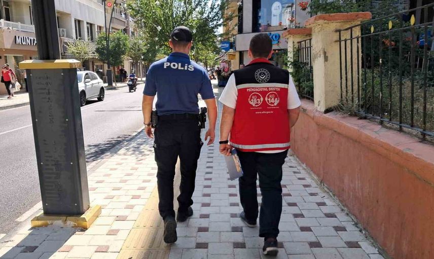 Babaeski'de sokakta risk altındaki çocuklara yönelik saha çalışması