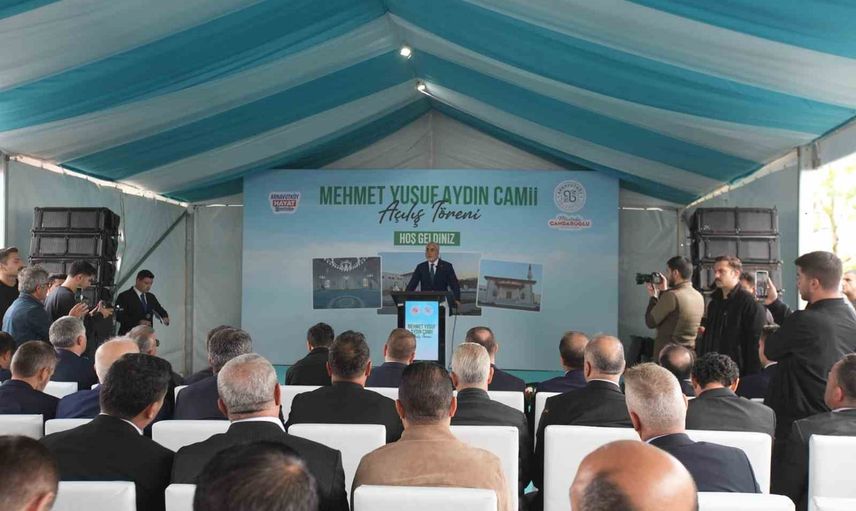 Ömerli'ye 1.300 kişilik manevi merkez: Mehmet Yusuf Aydın Camii açıldı