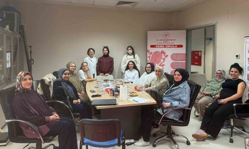 Gebe okulunda bilinçlenme: normal doğum ve emzirmenin önemi anlatıldı
