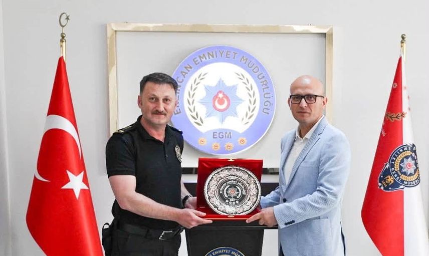 Albay Aslan’dan emniyete nezaket ziyareti