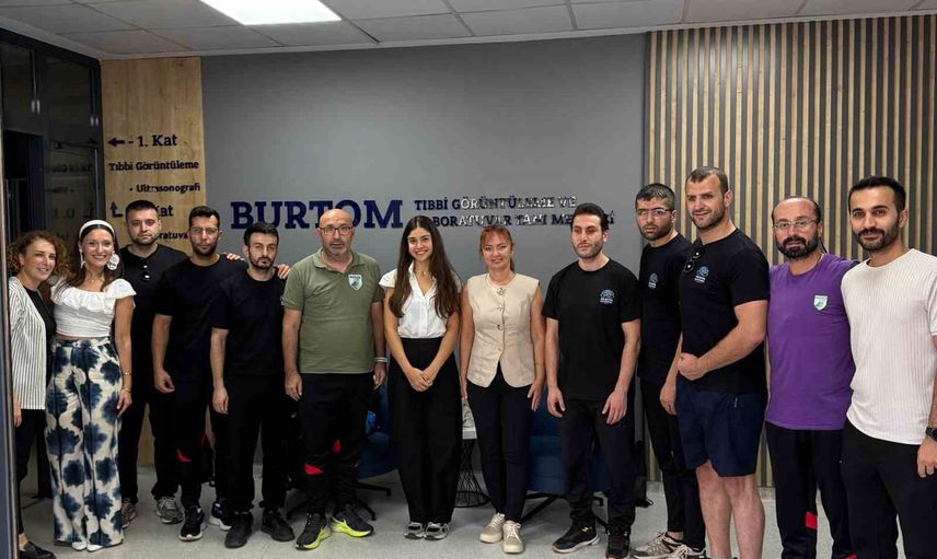Sporda sağlık omurgası: BURTOM Nilüfer BUGES'in Berlin yolculuğunda sağlık sponsoru