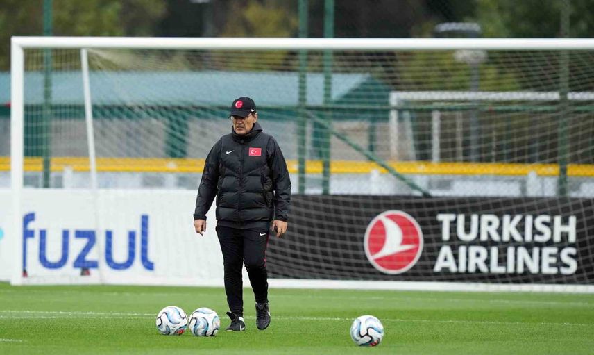 Milli takım Riva'da Belçika sınavına başladı