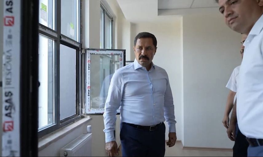 Masatlı Dörtyol'da sosyal hizmet merkezi inşaatını inceledi
