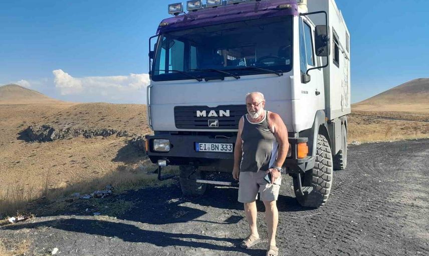Kuruyan Meke Gölü karavan tutkunlarının yeni uğrak noktası